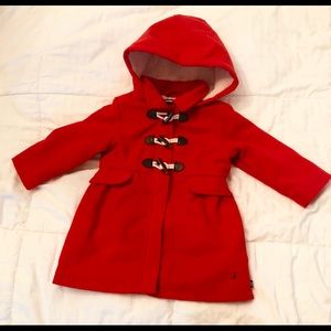 Beautiful Red Nautica girls coat (18mths)